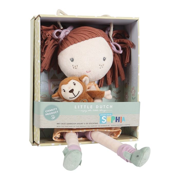 Bambola Morbida Little Dutch Cuddle Doll Sofia 35 cm bambola di