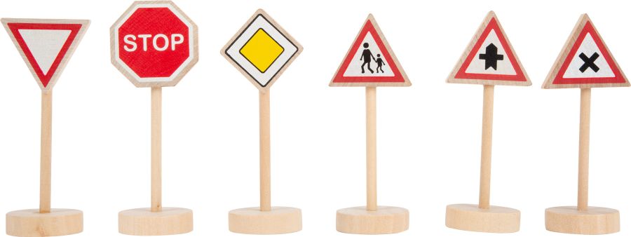 Set segnaletica stradale per bambini (25 pezzi) - borsa inclusa