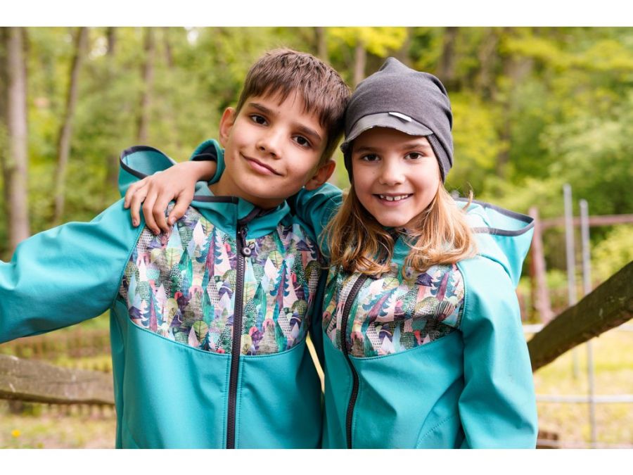 Giacca da bambino in softshell Unuo 