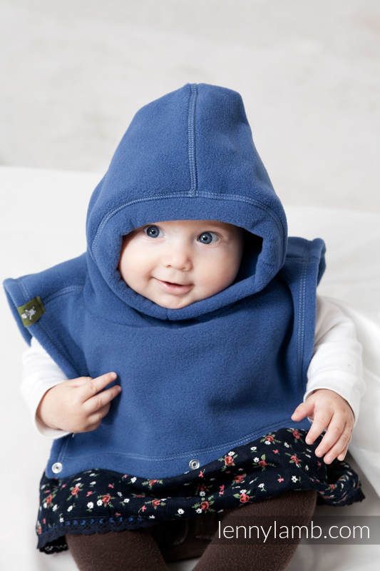 Cappuccio e scaldacollo Mamma&Bambino LennyLamb - Blu, accessorio per  bambini