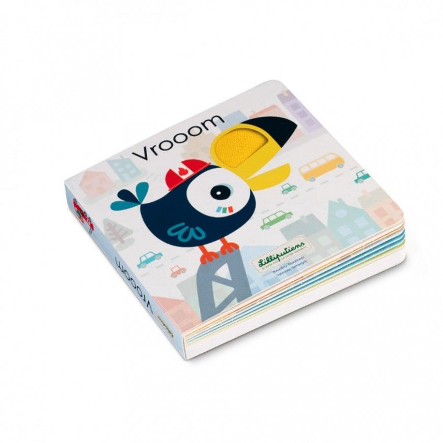 Libro per bambini Liliputiens- Libro tattile e sonoro Vrooom, libri per  bambini