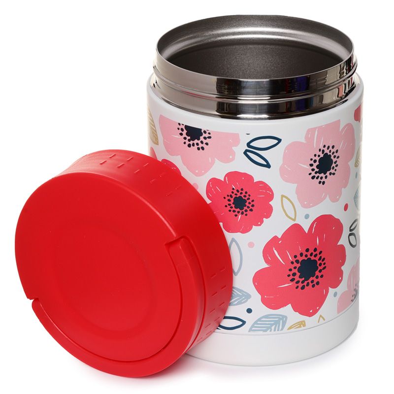 Thermos Porta Cibo Puckator- Thermos in Acciaio Inossidabile 500ml vari  colori, accessori per la pappa