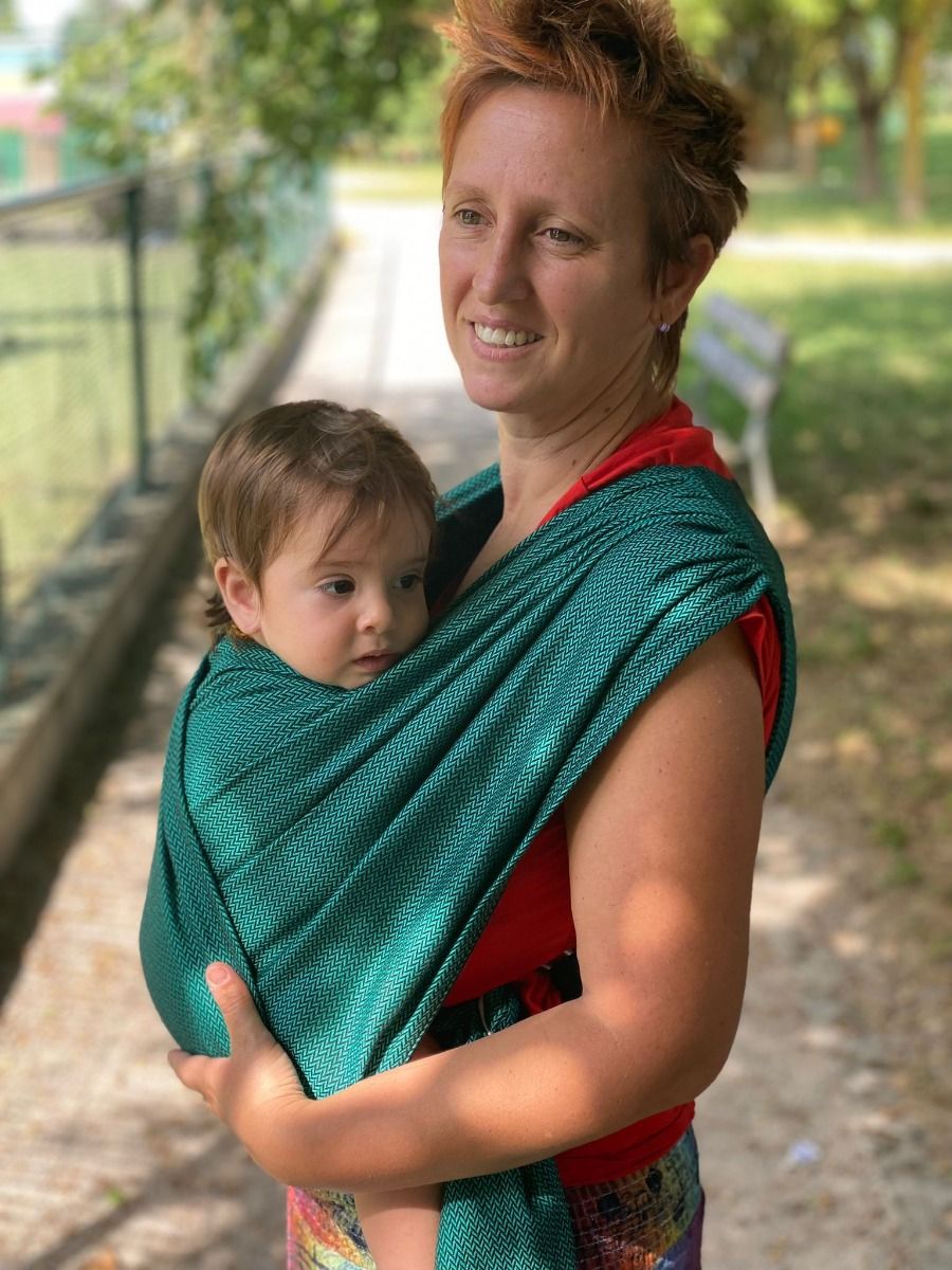 Fascia portabebè Porto- Emerald, accessori babywearing