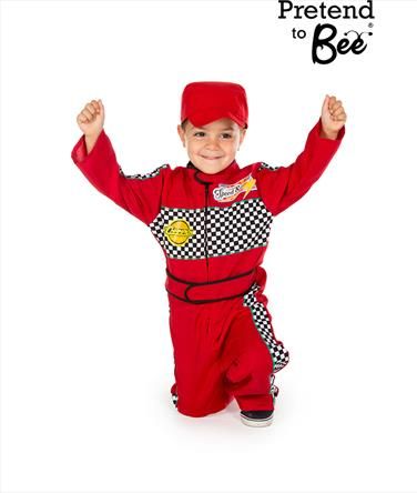 Costume di Carnevale da bambino Pretend to Bee – Pilota di Formula