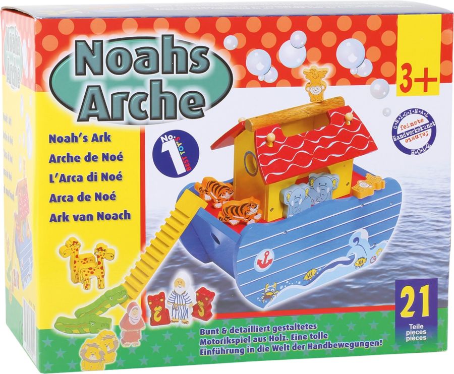 Arca di Noè Hape Bambini Giochi Giocattoli in legno Hape Giocattoli in legno 