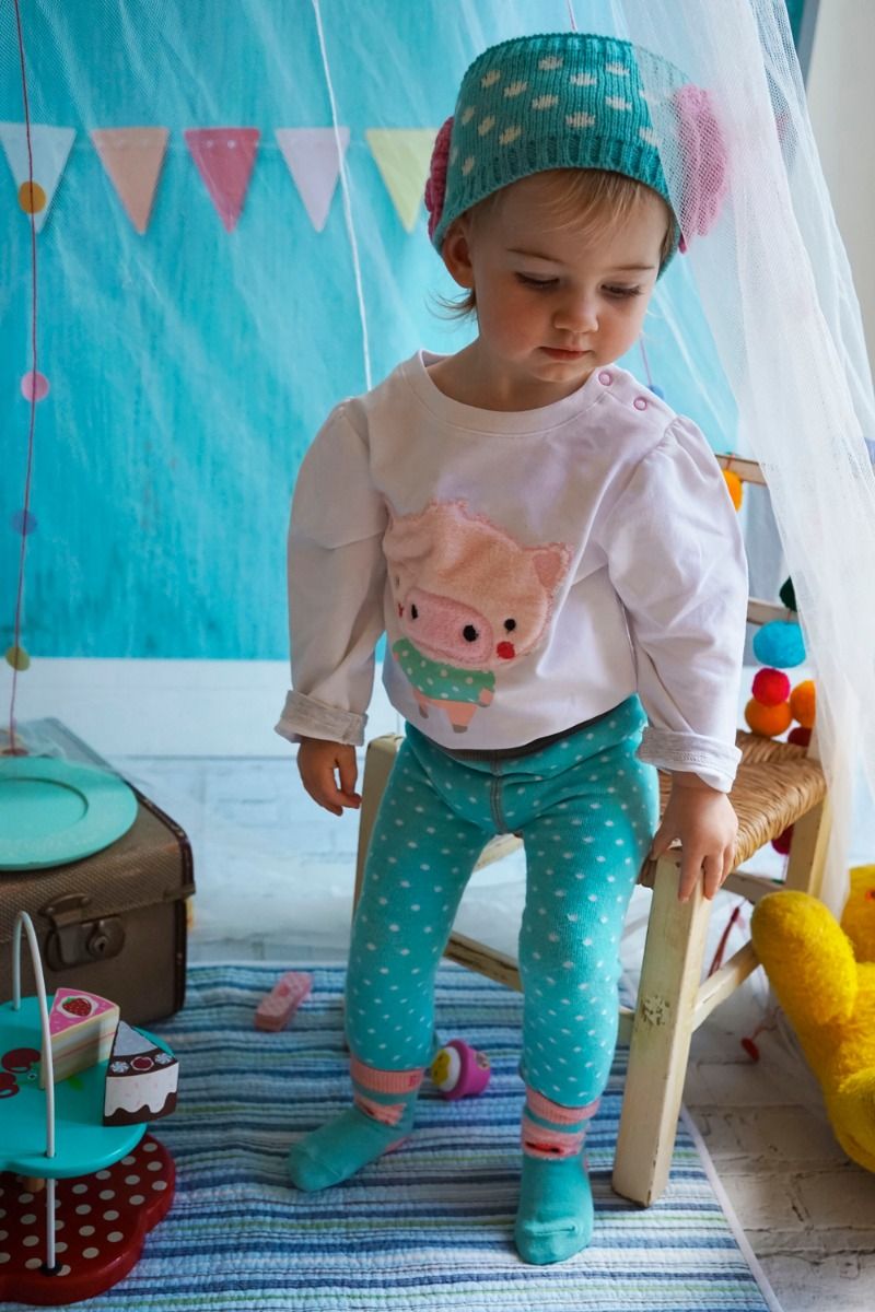 Blade and top rose pig leggings