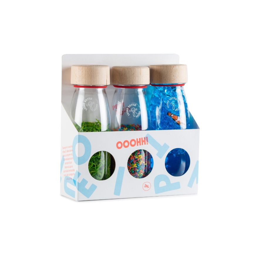 Confezione da 3 bottiglie eco-sensoriali - Petit Boum