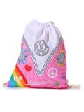 Sacca in cotone Puckator per il cambio, le scarpe Volkswagen VW T1 Camper Bus Surf Adventure in vari colori