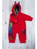 LennyLamb-Tutone in pile Red with Symphony rainbow dark 