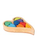 Grimm's Building Set Rainbow Hearts