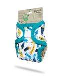 Pannolino lavabile Petit Lulù- All In One Pocket Nappy Turquoise Feathers