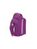 Giacca da bambino in softshell Unuo con cerniera laterale- Viola