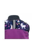 Gilet da bambino in softshell Unuo - Viola unicorni