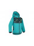 Giacca da bambino  in softshell Unuo- Smeraldo uccellini