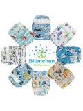 Pannolino lavabile Blümchen - Pocket diaper shell V2 - Ice lolly - con bottoni - con inserti 