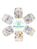 Pannolino lavabile Blümchen - Pocket - Sleepy Lion con velcro - senza inserti