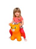 Cavalcabile per bambini Jumpy - Gattino arancione