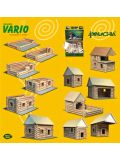 Gioco in legno Walachia- Kit Costruzioni VArio Fort 184 pezzi