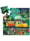 Puzzle per bambini Djeco- Silhouette puzzle - Locomotiva