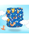 Cover universale in Pul per pannolini lavabili Little Clouds con bottoni in vari colori