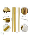 Cannucce in bambù riutilizzabili Wild & Stone (confezione da 10 pezzi)