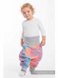 Pantalone LennyBaggy - Big Love - Rainbow & Grey: Unicità Colorata!