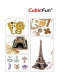 Puzzle tridimensionale Cubic Fun-  Torre Eiffel