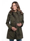 Giacca maternità e per portare Wombat Shell - Camo green 4 in 1