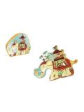 Puzzle per bambini Scratch - Contour Puzzle - Elephant