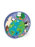 Puzzle per bambini Scratch- Silhouette puzzle Il Mondo