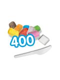 Gioco creativo SES Creative – Costruzioni di mais (400 pezzi)