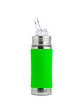 Bottiglia in acciaio con beccuccio Pura Kiki 325 ml – Cannuccia - Con Silicone Verde