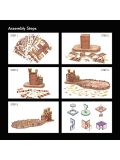 Puzzle tridimensionale Cubic Fun- Trono di spade, King's Landing
