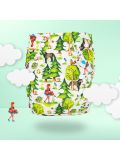 Cover universale in Pul per pannolini lavabili Little Clouds con bottoni in vari colori