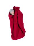 Giacca maternità e per portare Wombat Shell - Cherry Red 4 in 1