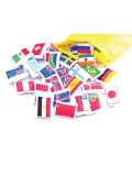 Bandiere di stoffa per Mappa del mondo Oskar & Ellen