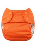 Blueberry Organic One Size Simplex All In One Diaper w/ Stay Dry Soaker Orange