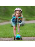 Monopattino richiudibile per bambini Scootiebug - Splodge green