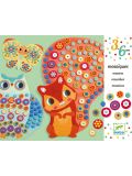 Gioco creativo Djeco – Kit artistico Mosaici Animali del bosco Millefiori