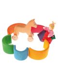 Gioco in legno Grimm's - Arcobaleno 6 pezzi