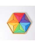 Gioco in legno Grimm's - Stella grande colore complementare