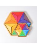 Gioco in legno Grimm's - Stella grande colore complementare