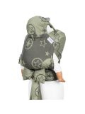 Fidella Fly Tai Baby Size- Mei tai Outer Space Reed Green