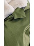 Giacca maternità e per portare Wombat Wallaby 2.0 - verde con interno beige 4 in 1