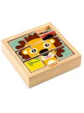 Djeco - Puzzle cubi di legno Tournanimo 