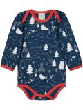 Body per bambino Loud+Proud, manica lunga in cotone biologico Woodway