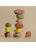 Gioco in legno MinMin Copenhagen – Balancing stones Earthy