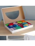 Gioco in legno Grimm's- Building Set Triangle, Square, Circle