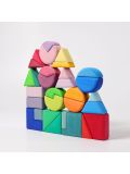 Gioco in legno Grimm's- Building Set Triangle, Square, Circle