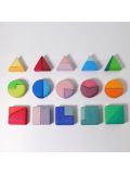 Gioco in legno Grimm's- Building Set Triangle, Square, Circle